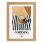 Cortado – Spanish Coffee, Konditorei Still Life, set in oak frame