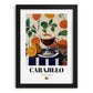 Carajillo – Spanish Coffee, Espresso Bar Print, in sleek black frame