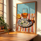 Brandy de Jerez – Spanish Spirit Drink, Rooftop Terrace Poster, clean layout with no caption