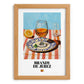 Brandy de Jerez – Spanish Spirit Drink, Rooftop Terrace Poster, set in oak frame