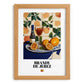 Brandy de Jerez – Spanish Spirit Drink, Jazz Bar Poster, set in oak frame