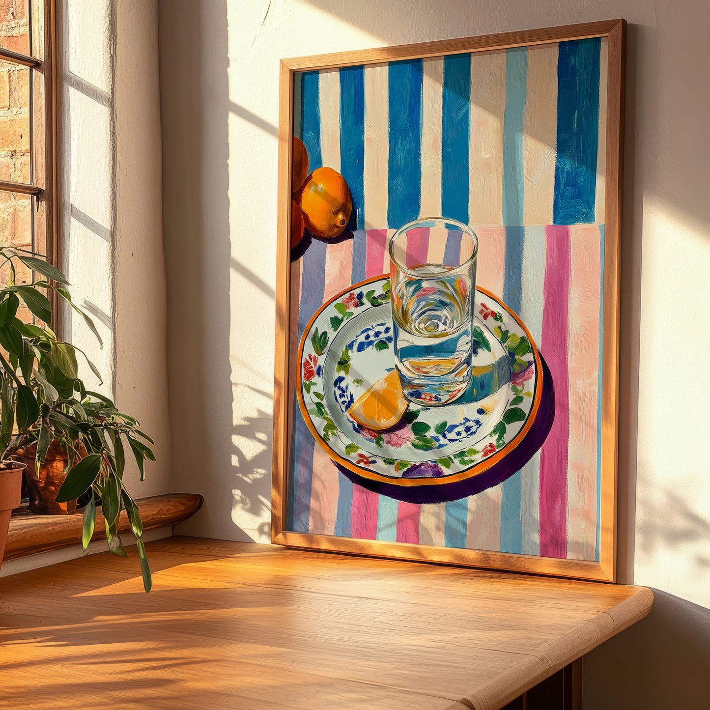 Aguardiente – Spanish Spirit Drink, Rooftop Terrace Poster, clean layout with no caption