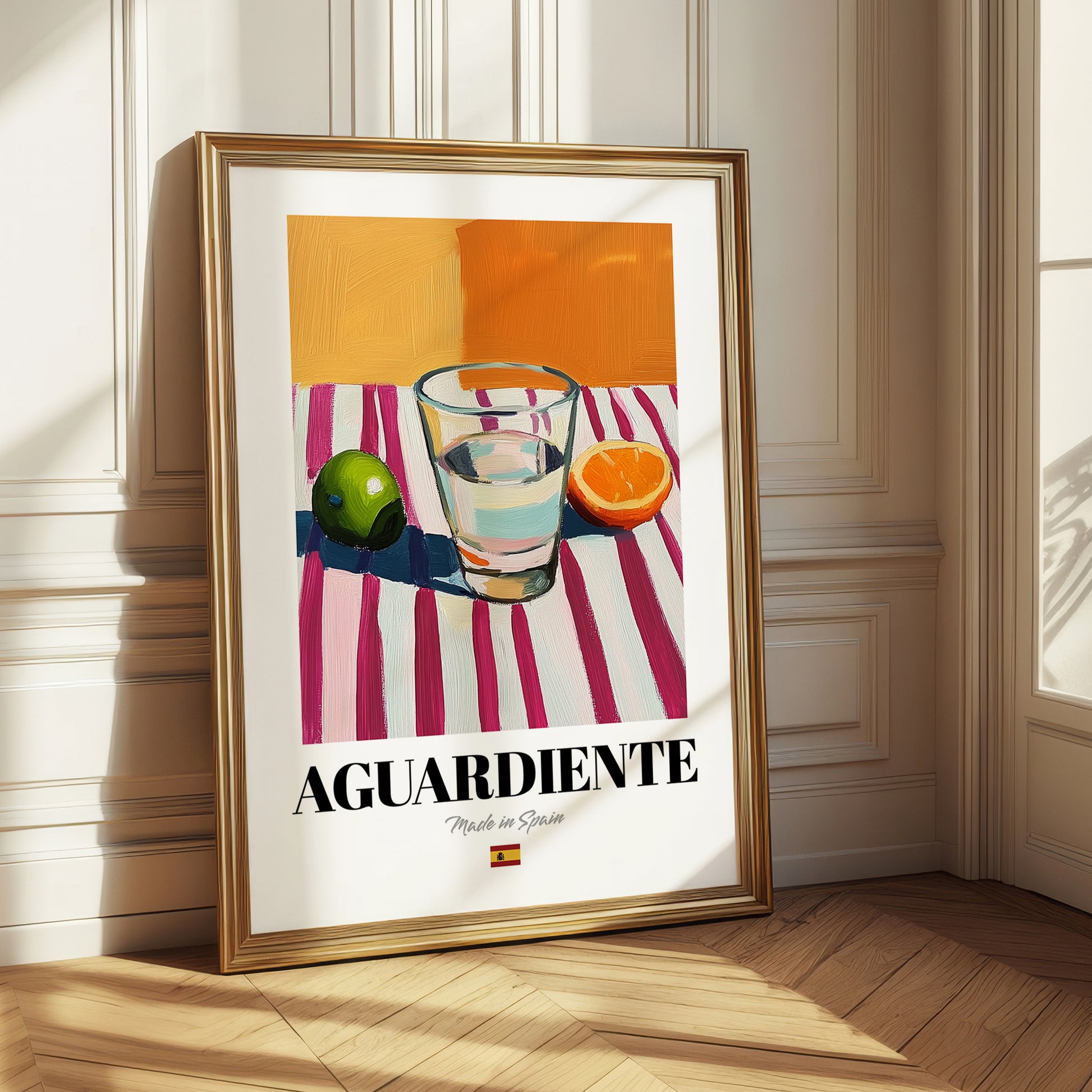 Aguardiente – Spanish Spirit Drink, Beach Bar Wall Art