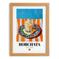 Horchata – Spanish Beverage Drink, Jazz Bar Poster, set in oak frame