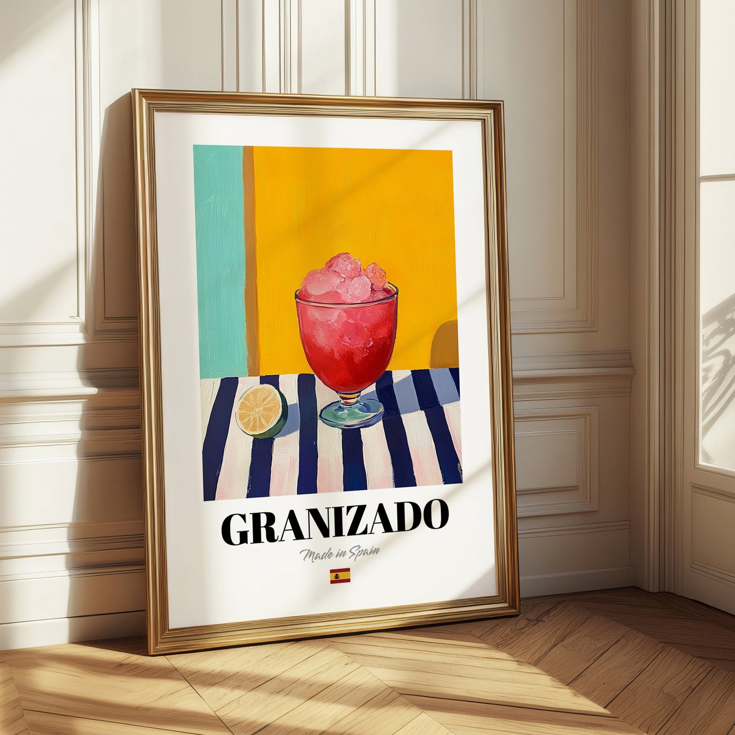 Granizado – Spanish Beverage Drink, Hotel Lobby Poster