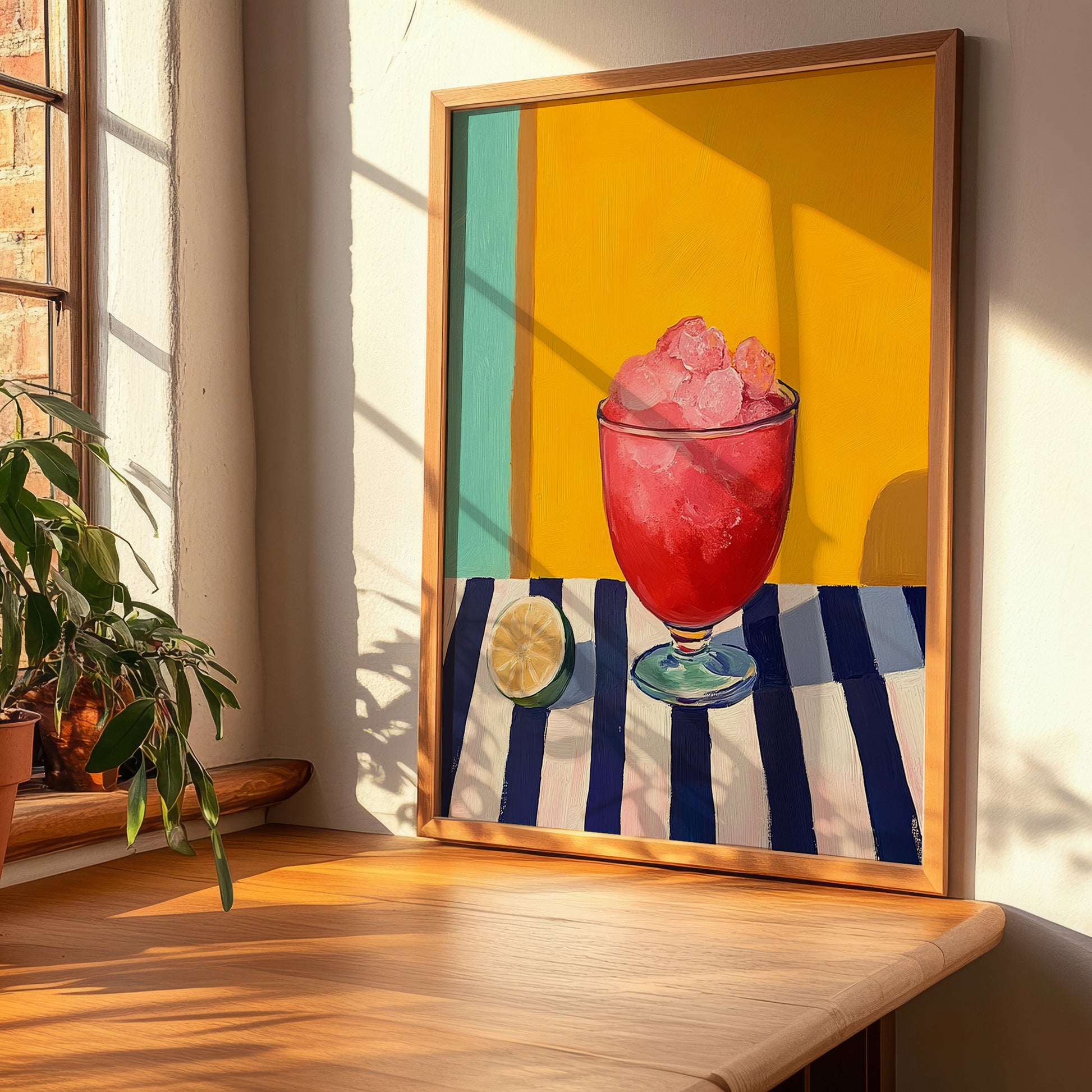Granizado – Spanish Beverage Drink, Hotel Lobby Poster, clean layout with no caption