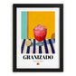 Granizado – Spanish Beverage Drink, Hotel Lobby Poster, in sleek black frame