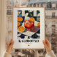 Kalimotxo – Spanish Cocktail Drink, Sky Bar Painting, styled in a charming Paris street view