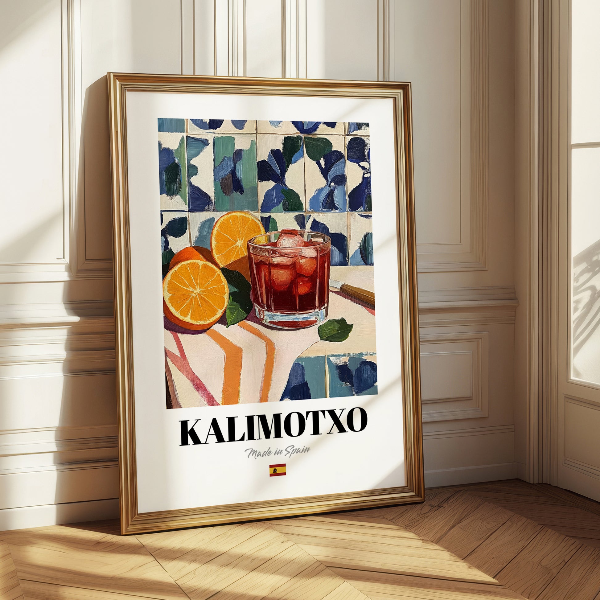 Kalimotxo – Spanish Cocktail Drink, Jazz Bar Wall Art