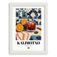 Kalimotxo – Spanish Cocktail Drink, Jazz Bar Wall Art, placed in minimal white frame