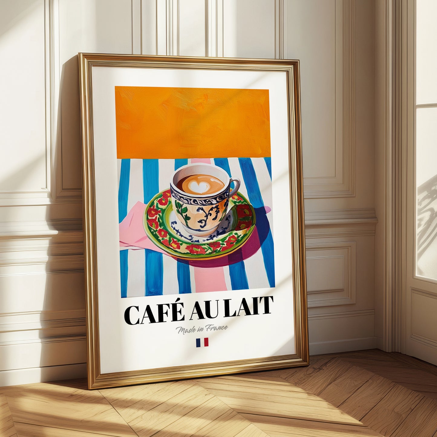 Café au Lait – French Coffee, Café Wall Art
