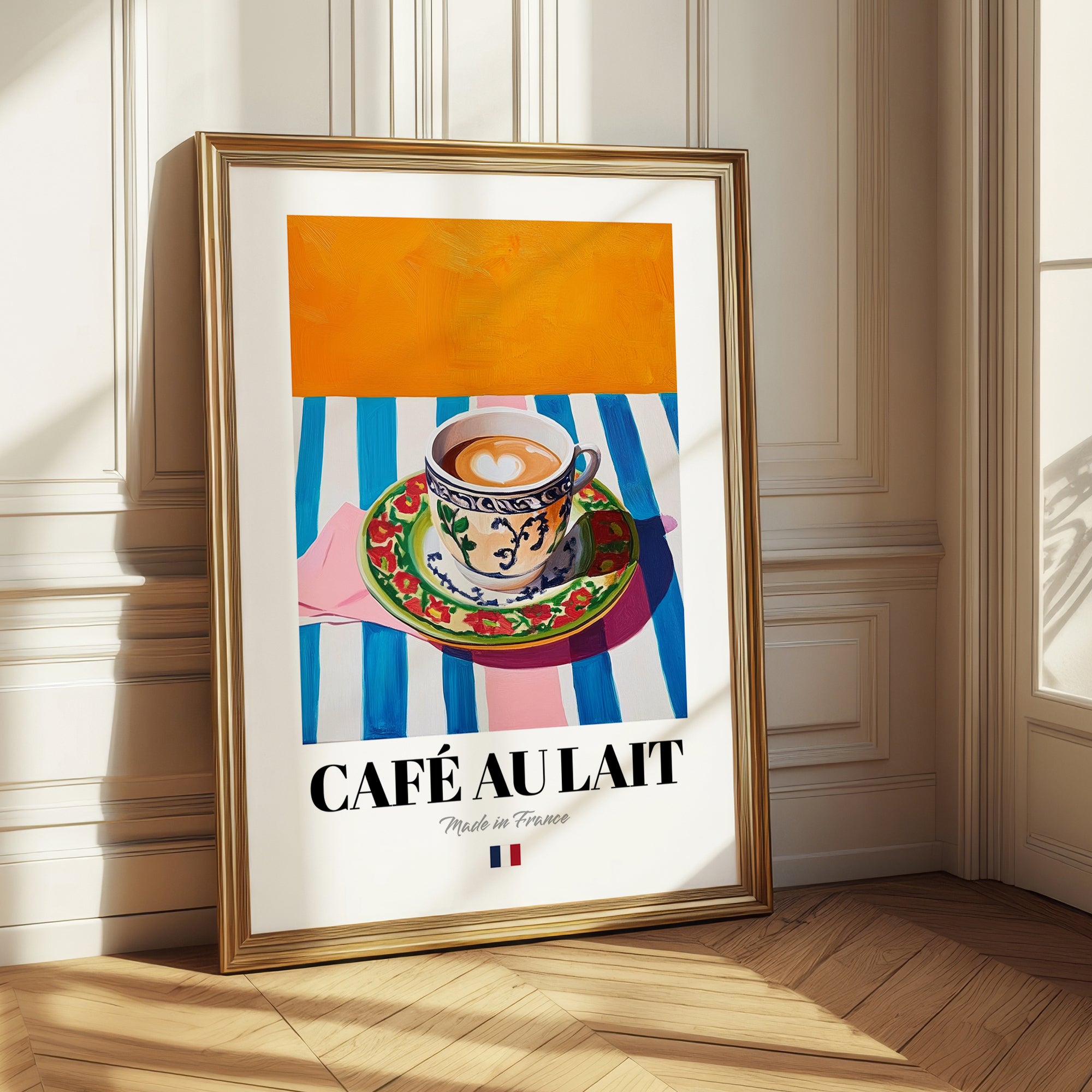 Café au Lait – French Coffee, Café Wall Art