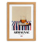 Armagnac – French Spirit Drink, Hotel Lobby Poster, set in oak frame