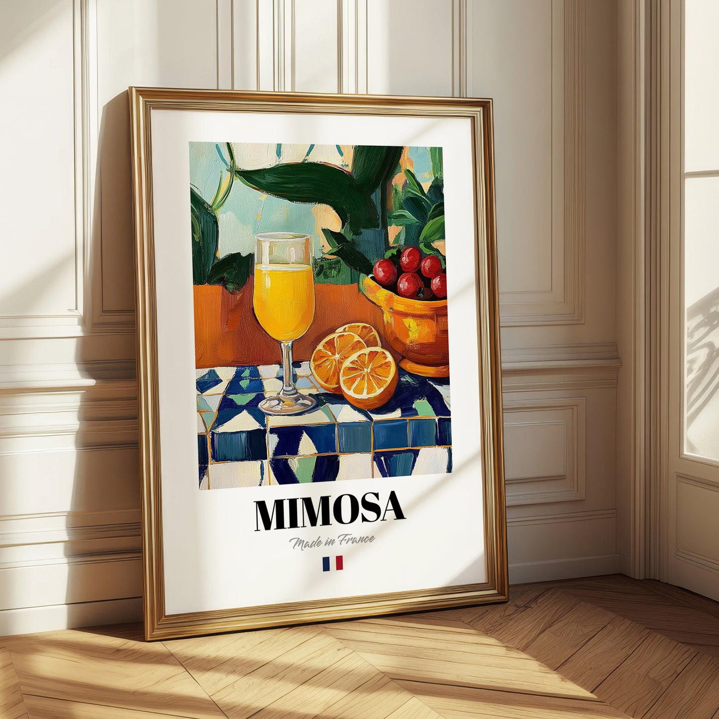 Mimosa – French Cocktail Drink, Beach Bar Wall Art