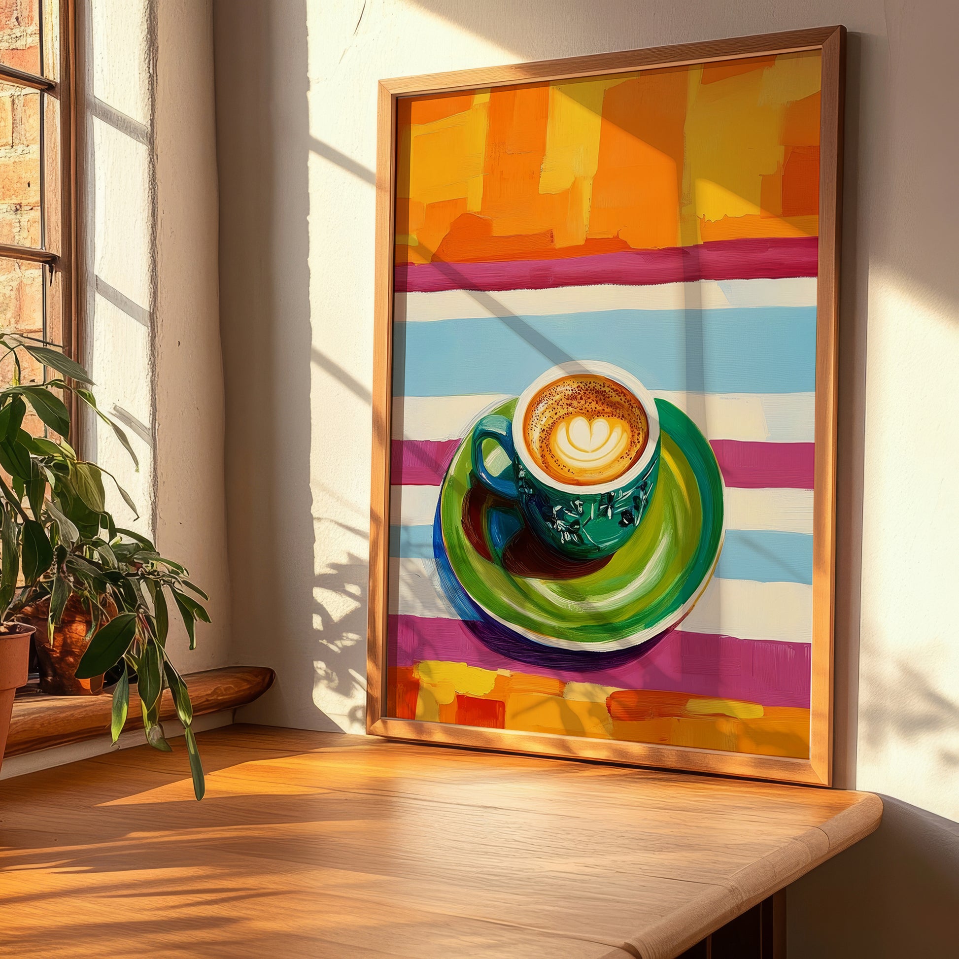 Espresso – Italian Coffee, Café Poster, clean layout with no caption