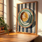 Cappuccino Lot #2 – Italian Coffee on Striped Tablecloth