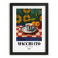 Macchiato – Italian Coffee, Café Poster, in sleek black frame