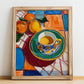 Caffè Corretto – Italian Coffee, Coffeehouse Poster, no-text version framed in wood