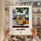 Grappa – Italian Spirit Drink, Cocktail Lounge Wall Art, styled in a charming Paris street view