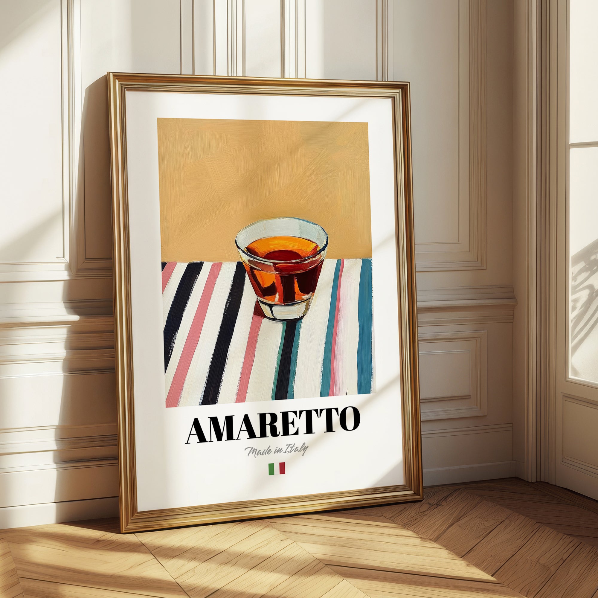 Amaretto – Italian Liqueur Drink, Cocktail Lounge Wall Art