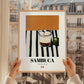 Sambuca – Italian Liqueur Drink, Hotel Lobby Poster, styled in a charming Paris street view