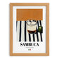 Sambuca – Italian Liqueur Drink, Hotel Lobby Poster, set in oak frame