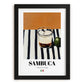 Sambuca – Italian Liqueur Drink, Hotel Lobby Poster, in sleek black frame