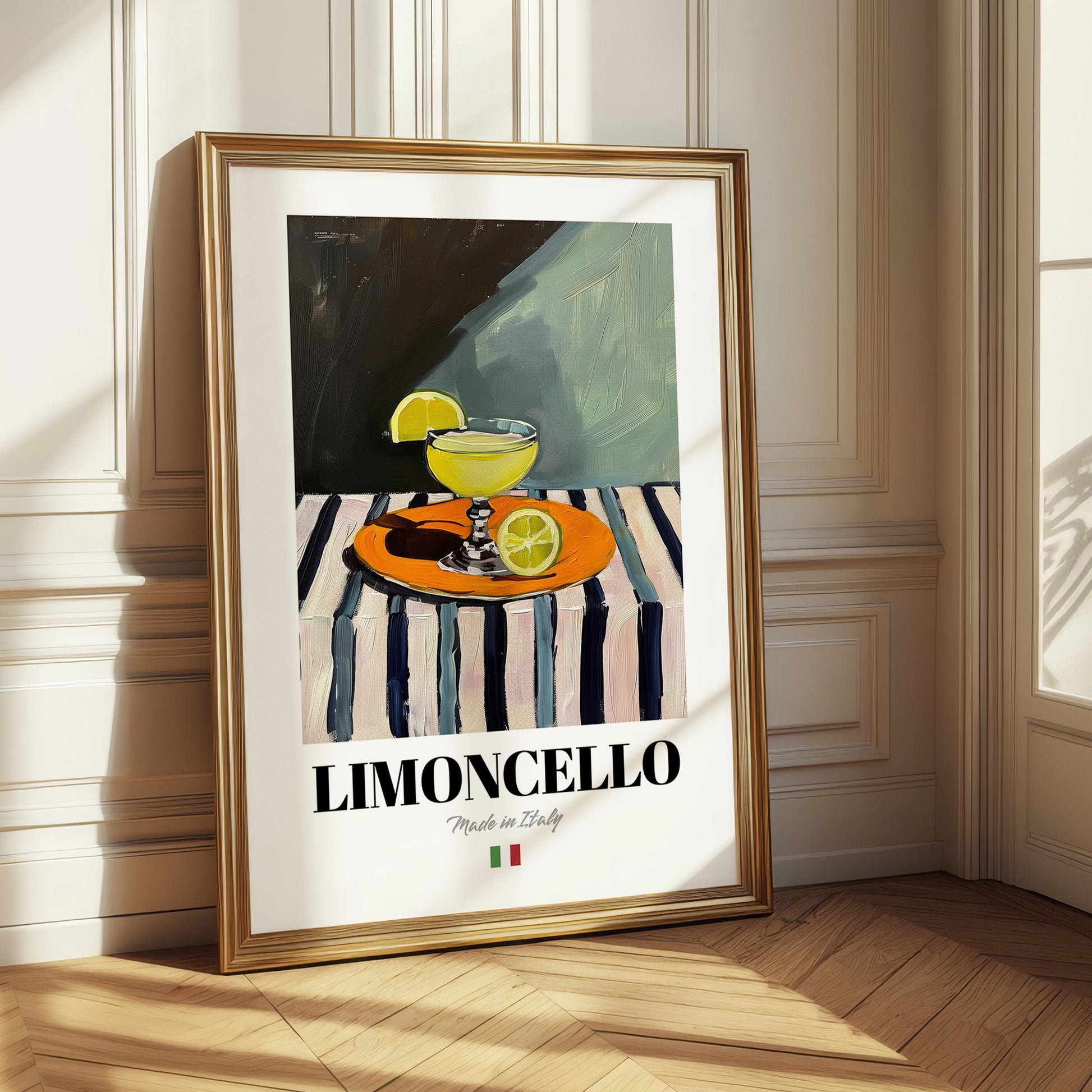 Limoncello – Italian Liqueur Drink, Cocktail Lounge Poster
