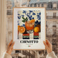 Chinotto – Italian Beverage Drink, Hotel Lobby Poster, styled in a charming Paris street view