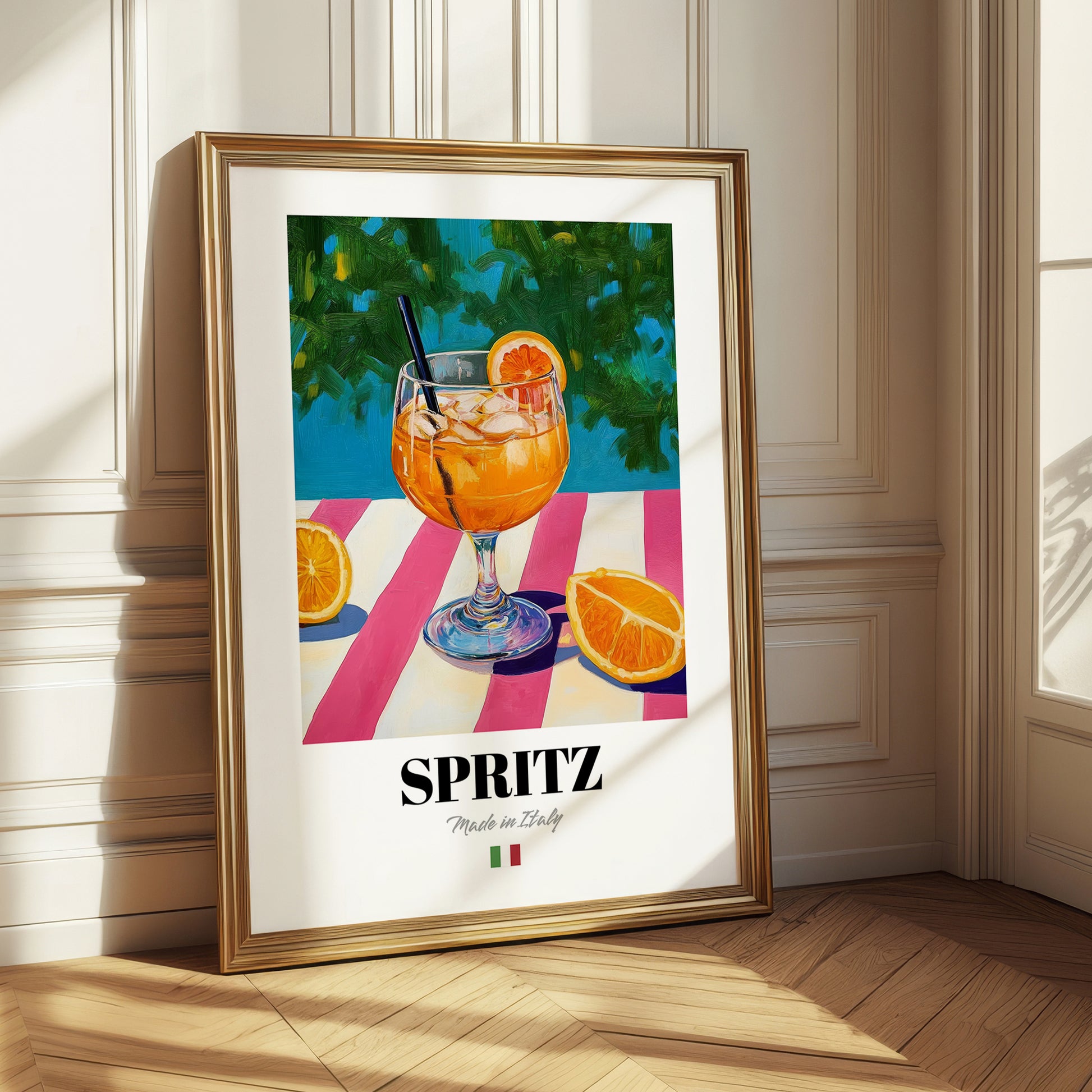 Spritz – Italian Cocktail Drink, Beach Bar Wall Decor