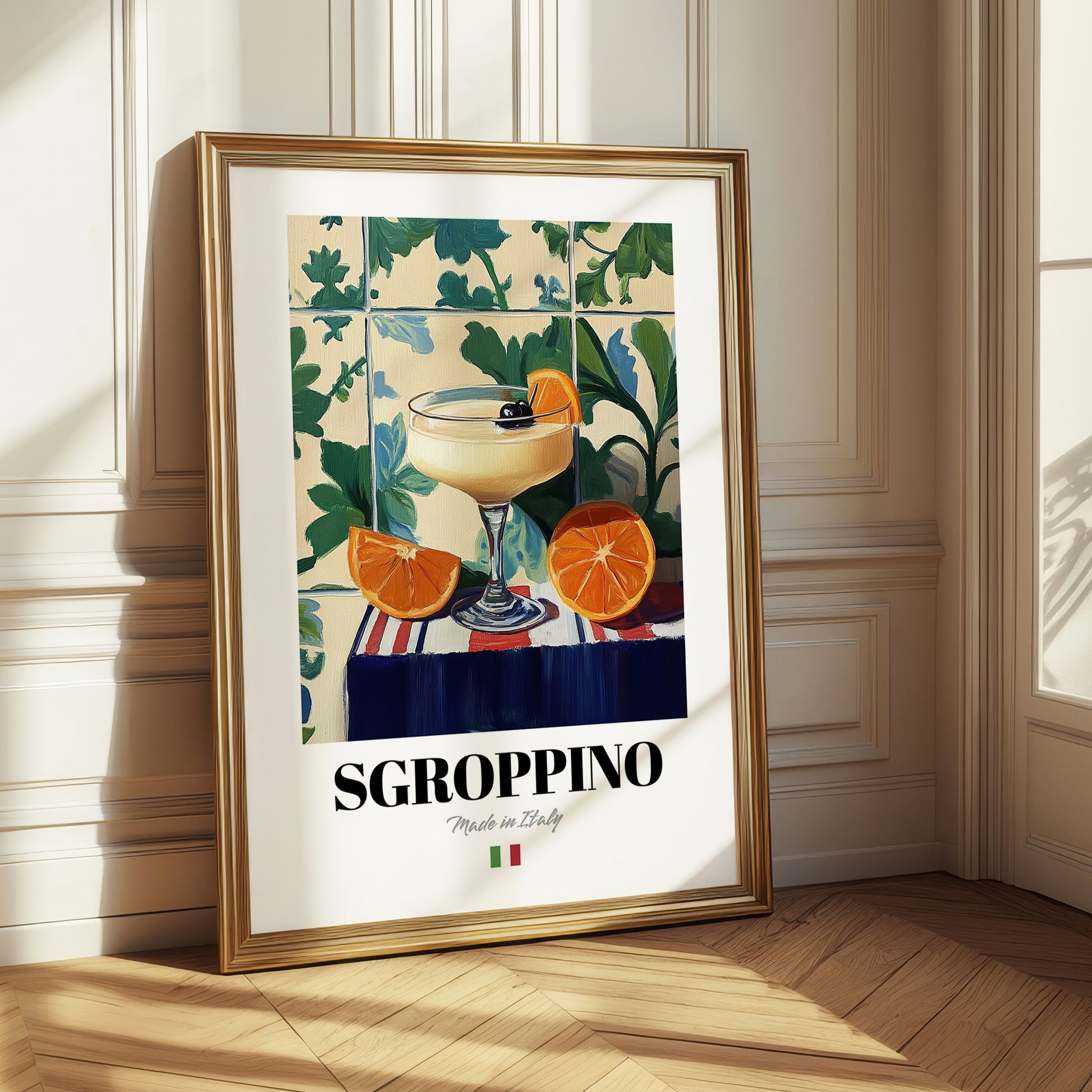Sgroppino – Italian Cocktail Drink, Beach Bar Print