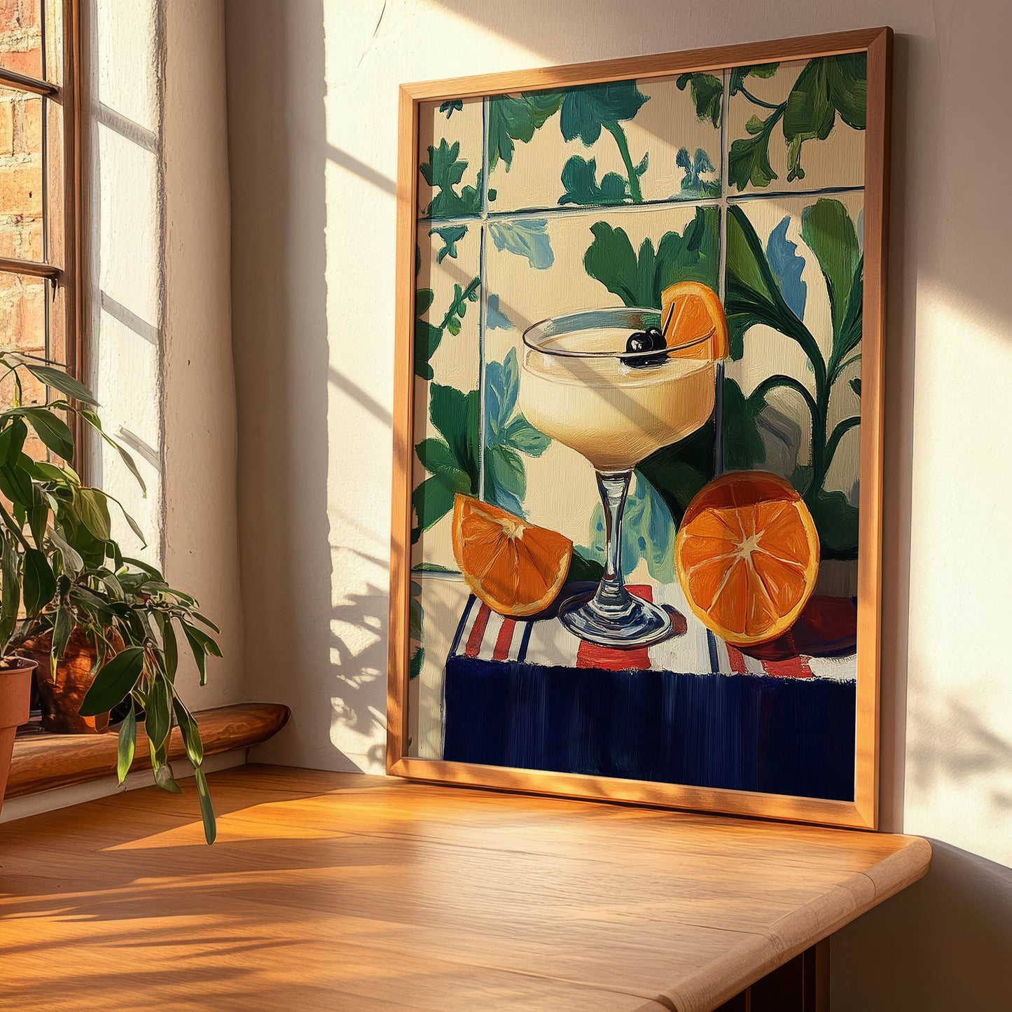 Sgroppino – Italian Cocktail Drink, Beach Bar Print, clean layout with no caption