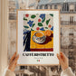 Caffè Ristretto – Italian Coffee, Street Café Poster, styled in a charming Paris street view