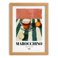 Marocchino – Italian Coffee, Book Café Art, set in oak frame