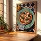 Pizza Margherita – Italian Pizza, Restaurant Painting, clean layout with no caption