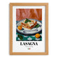 Lasagna – Italian Pasta, Trattoria Still Life, set in oak frame