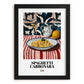 Spaghetti Carbonara – Italian Pasta, Osteria Poster, in sleek black frame