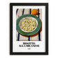 Risotto alla Milanese – Italian Rice Dish, Café Wall Art, in sleek black frame