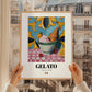 Gelato – Italian Ice Cream Gelato, Gelateria Art, styled in a charming Paris street view