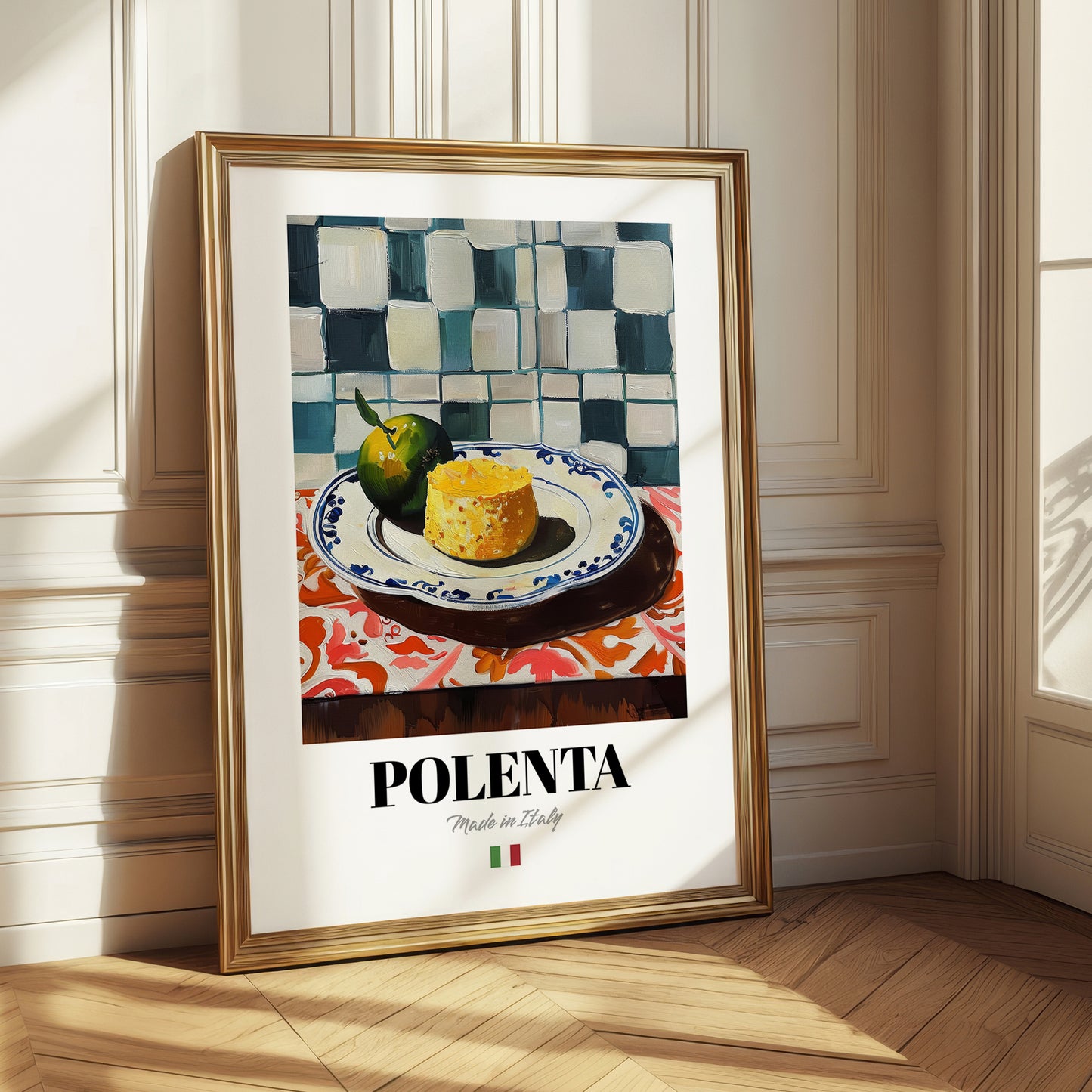 Polenta – Italian Dish, Café Poster