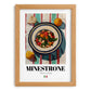 Minestrone – Italian Soup Dish, Café Still Life, set in oak frame