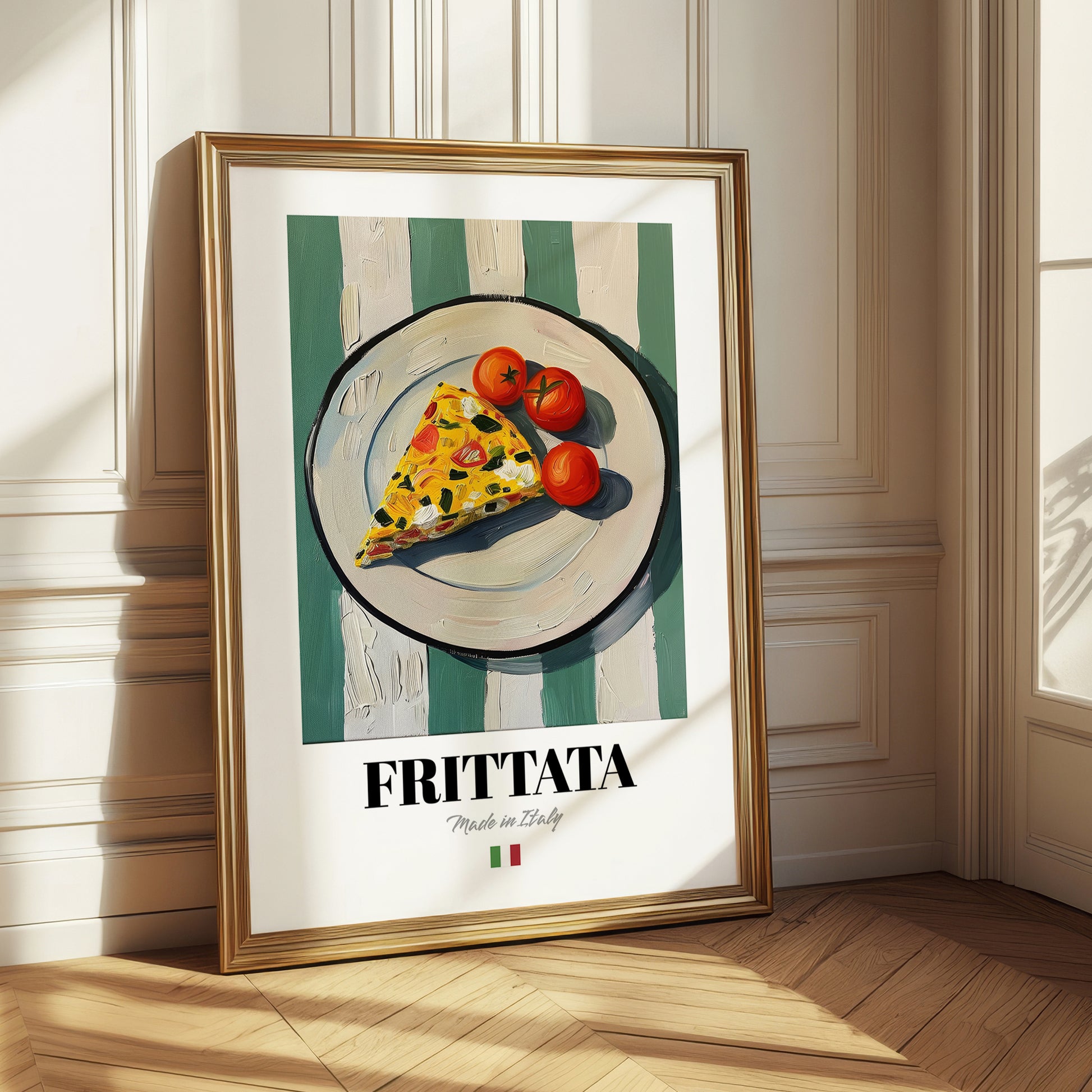 Frittata – Italian Snack Dish, Restaurant Painting