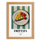 Frittata – Italian Snack Dish, Restaurant Painting, set in oak frame