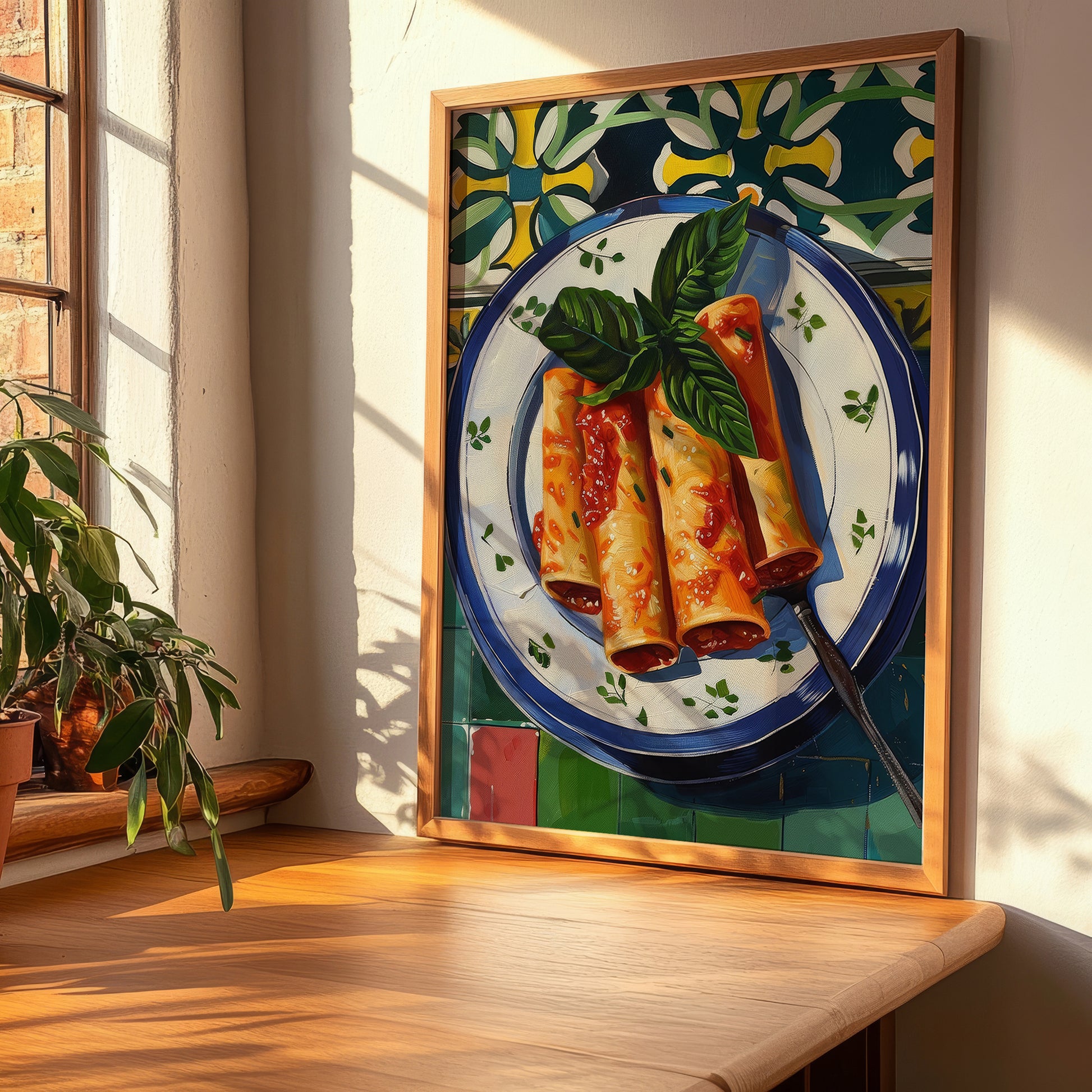 Cannelloni – Italian Pasta, Ristorante Print, clean layout with no caption