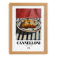 Cannelloni – Italian Pasta, Trattoria Poster, set in oak frame