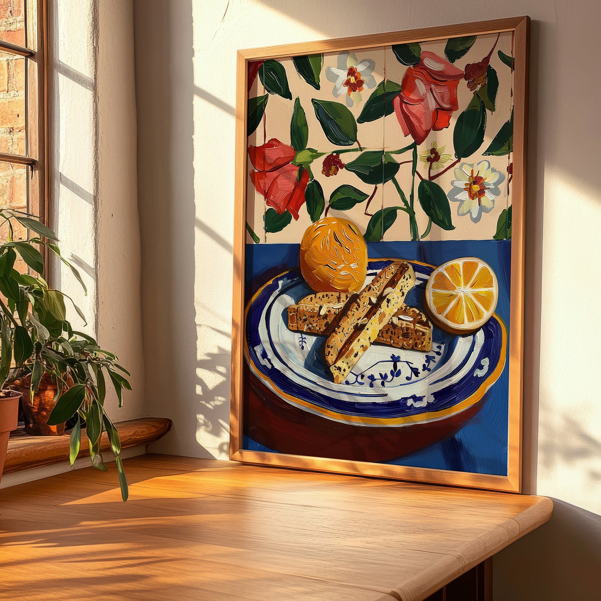 Biscotti – Italian Biscuits Dish, Bistro Print, clean layout with no caption