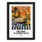 Tiramisu al Limoncello – Italian Dessert Dish, Restaurant Painting, in sleek black frame