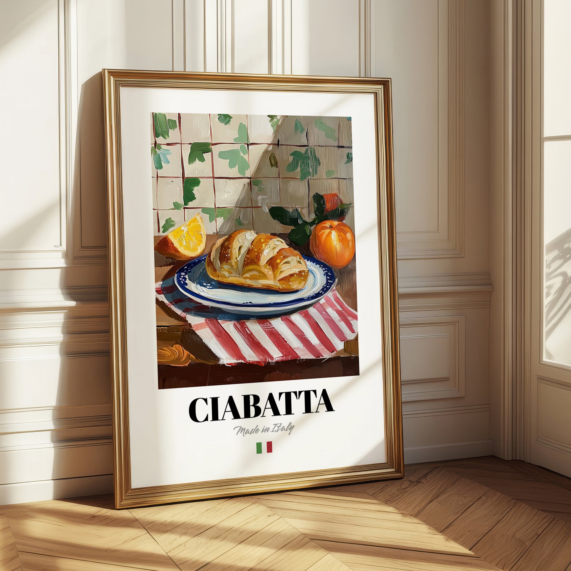 Ciabatta – Italian Bread Dish, Café Wall Art