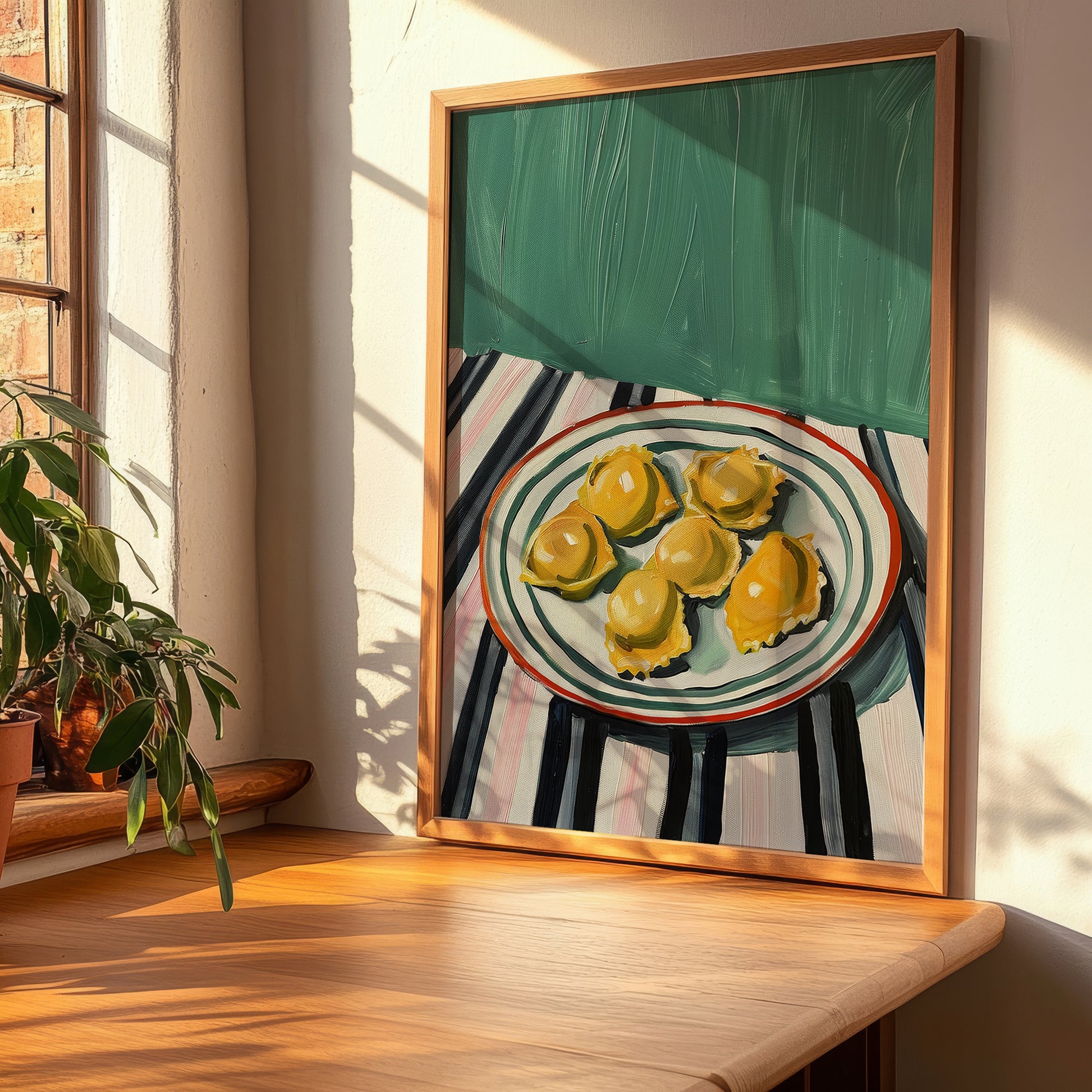 Tortelli – Italian Pasta, Trattoria Art, clean layout with no caption