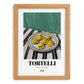 Tortelli – Italian Pasta, Trattoria Art, set in oak frame